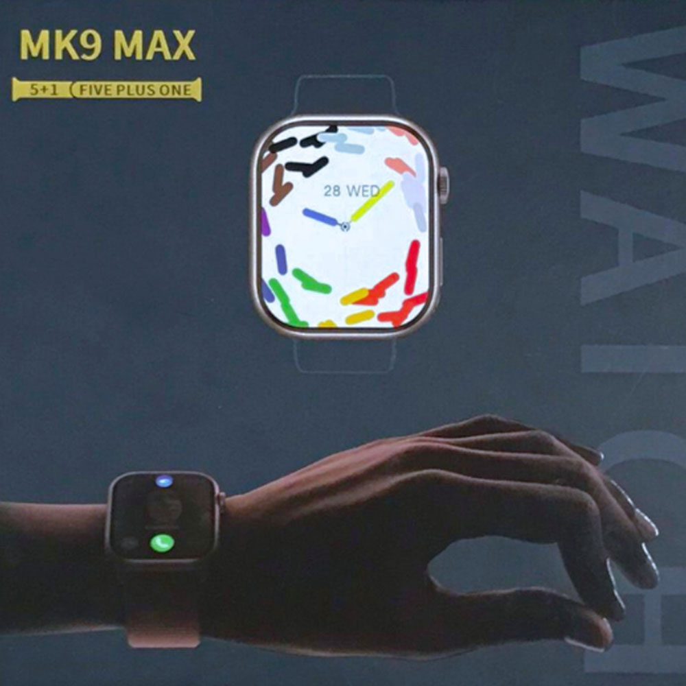 MK9 Max Smart Watch with 5 Straps