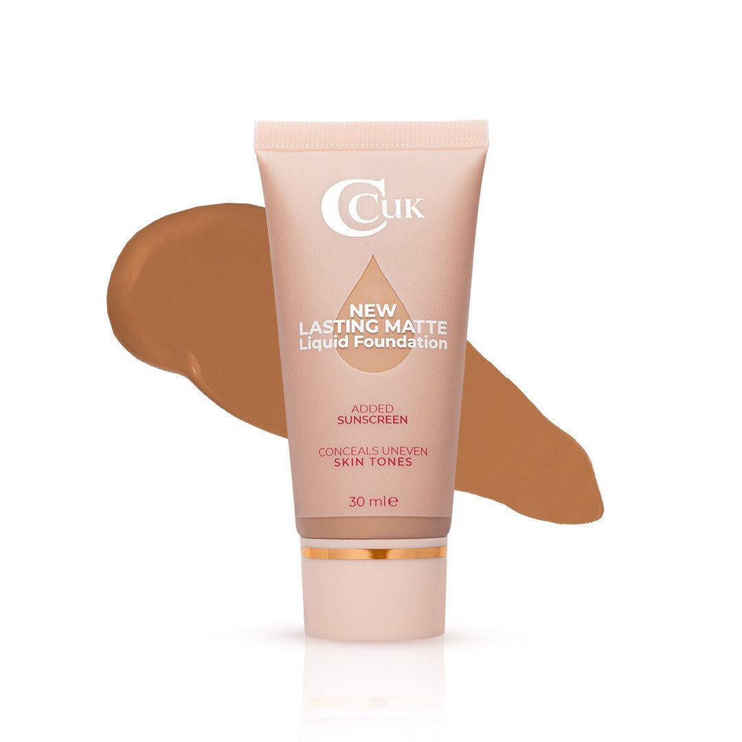 Ccuk Lasting Matte Liquid Foundation - Almond