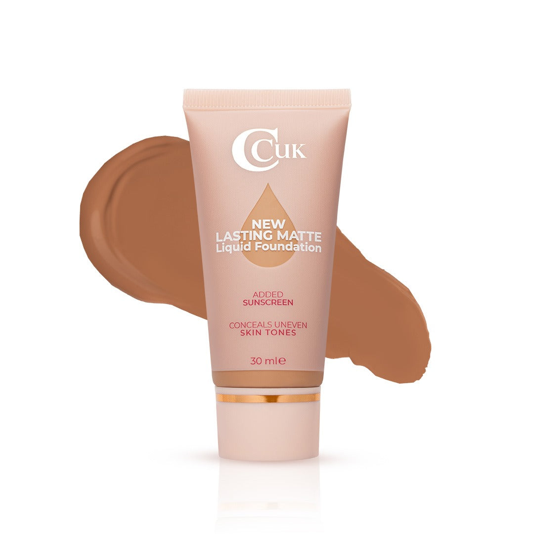 Ccuk Lasting Matte Liquid Foundation - Amber