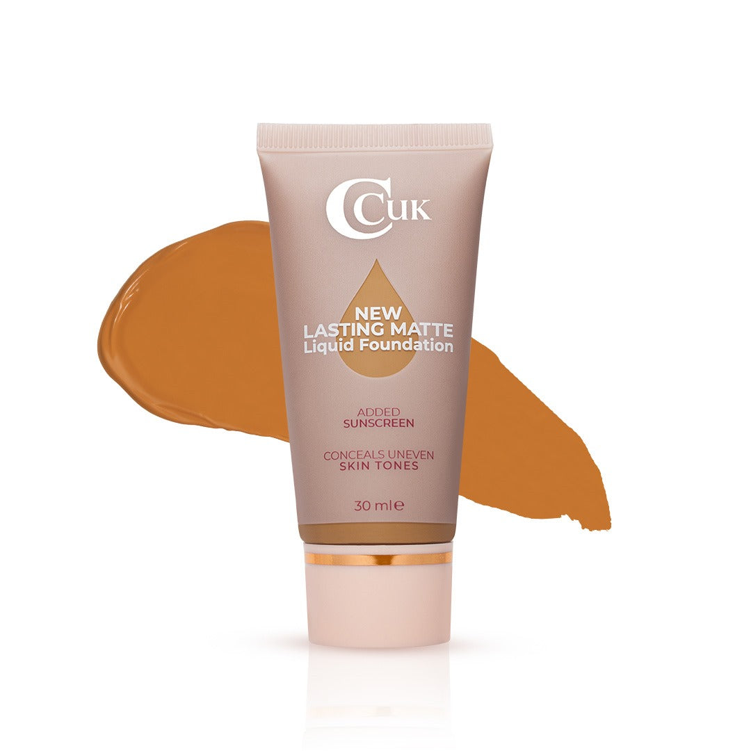 Ccuk Lasting Matte Liquid Foundation - Deep Coffee