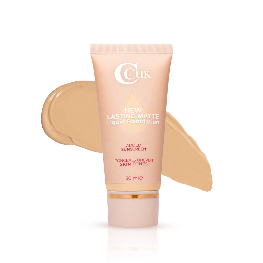 Ccuk Lasting Matte Liquid Foundation - Porcelain