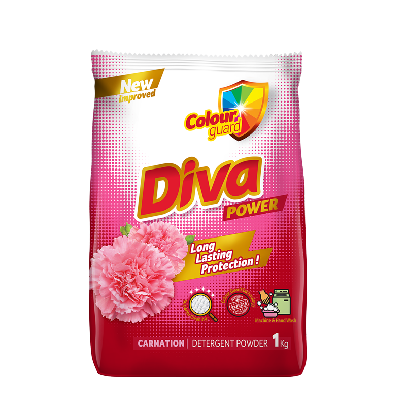 Diva Detergent power powder  Carnation 1kg