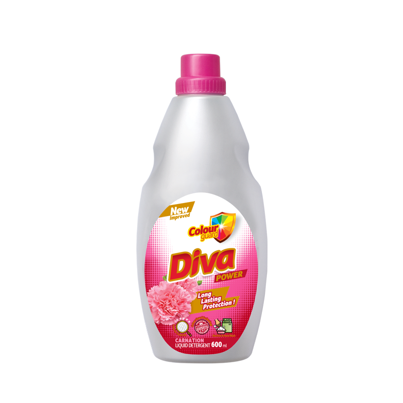 Diva Detergent power liquid  germ guard Carnation 600ml