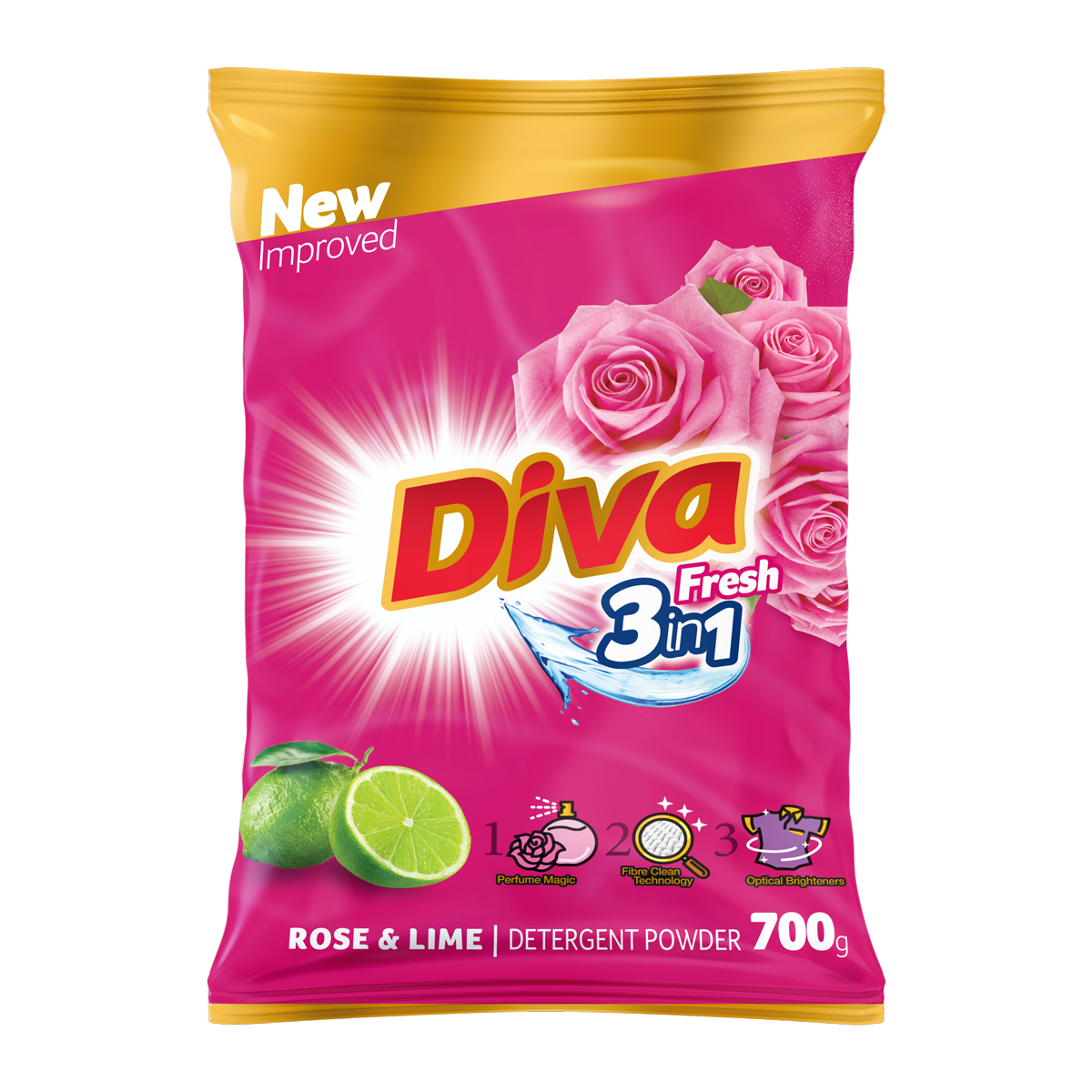 Diva Detergent powder flower rose 700g