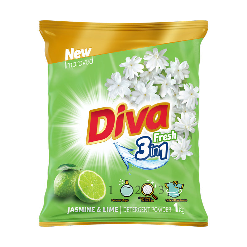 Diva Detergent powder Jesmin & Lime 1kg