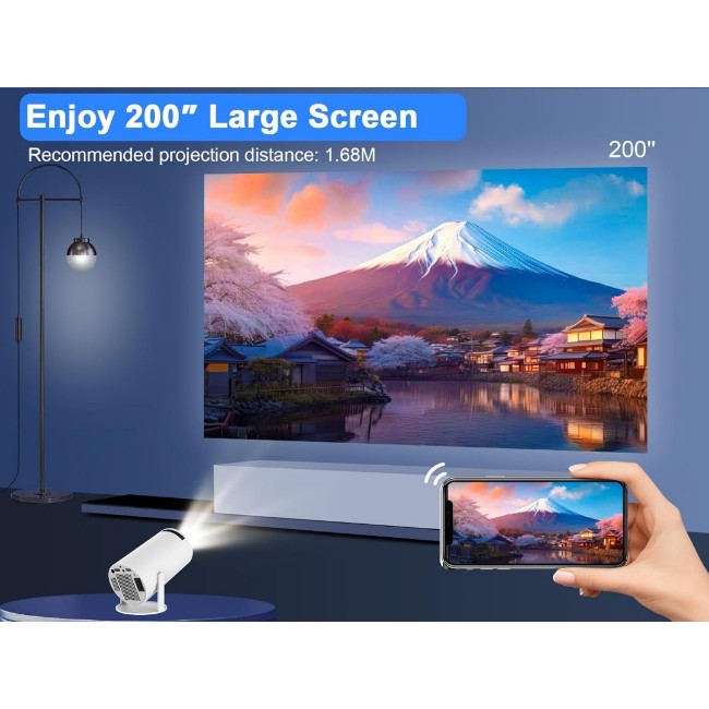 Magcubic HY300 Freestyle Portable 4K 180° Smart Android Projector (6 Months Warranty)