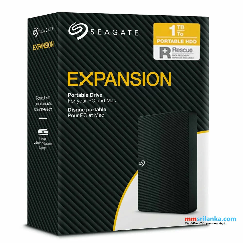 Seagate Expansion 1TB USB 3.0 Portable External Hard Drive