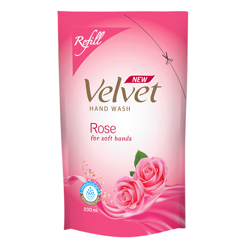 Velvet Hand wash pump Rose Refill 200ml